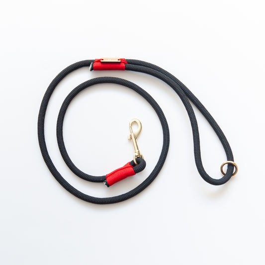 Black & Red Climbing Rope Dog Leash