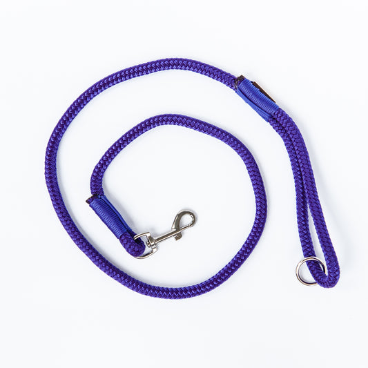 Neon Purple Rope Dog Leash