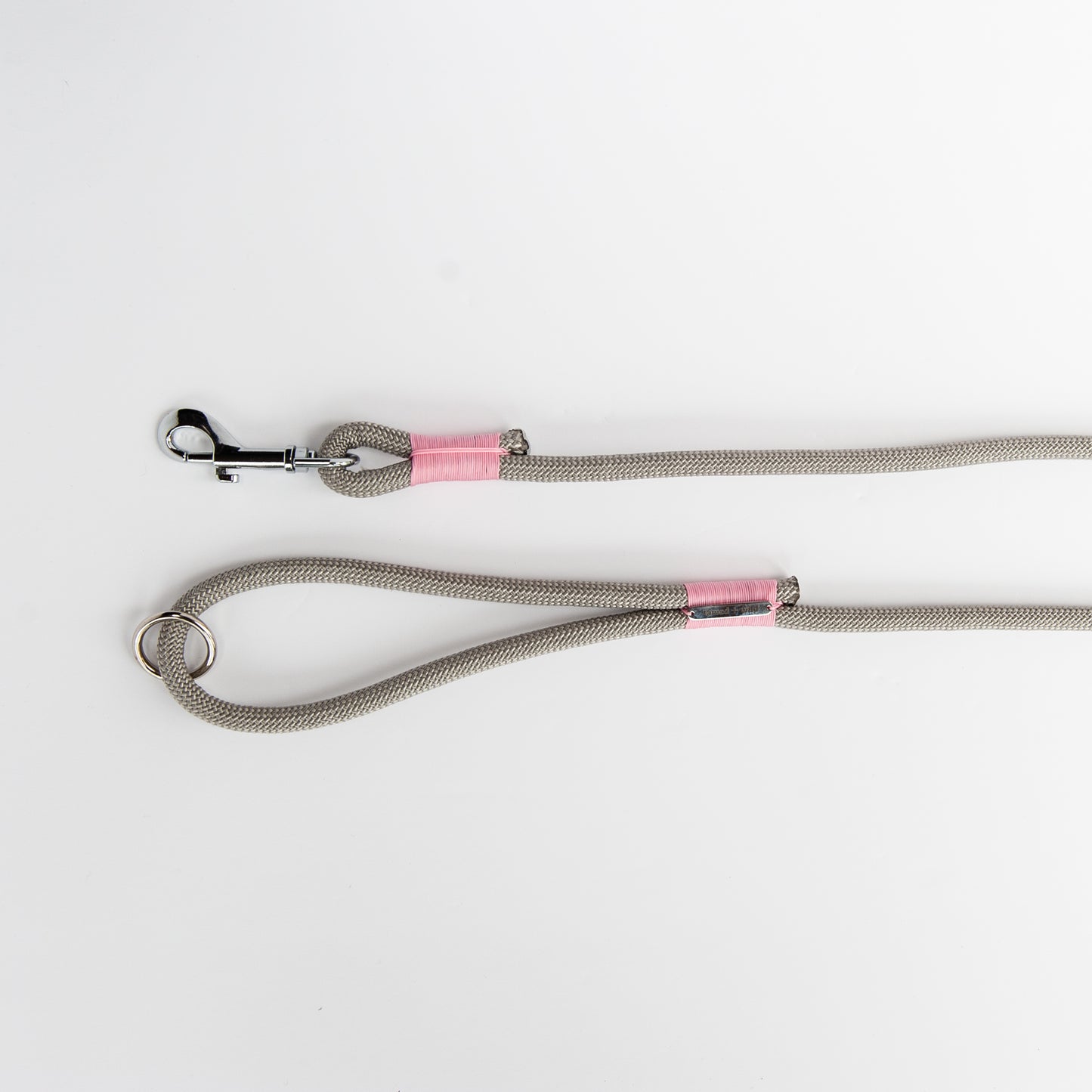 Silver & Pink Climbing Rope Dog Leash