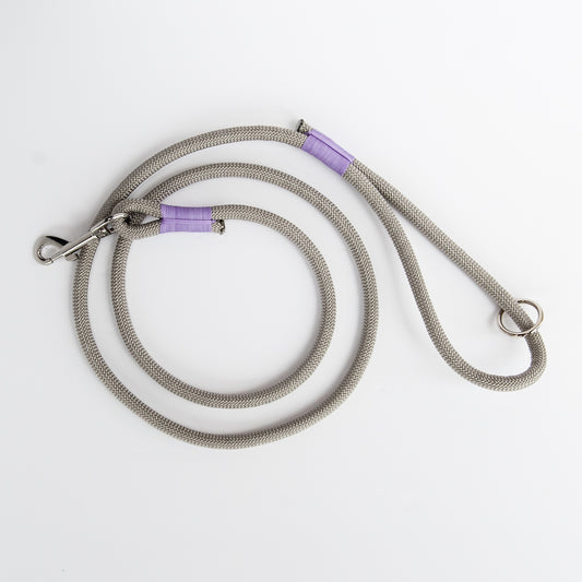 Silver & Purple Climbing Rope Dog Leash
